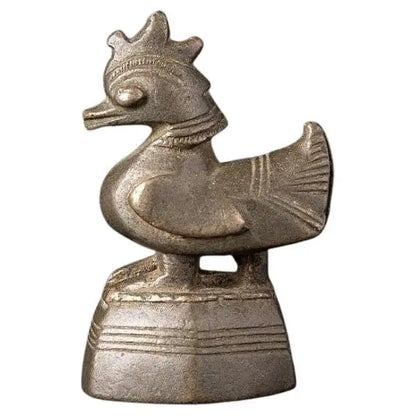 Antique Bronze Opium Weight (Hintha Bird), Early 19th Century