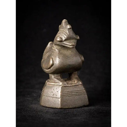 Antique Bronze Opium Weight (Hintha Bird), Early 19th Century